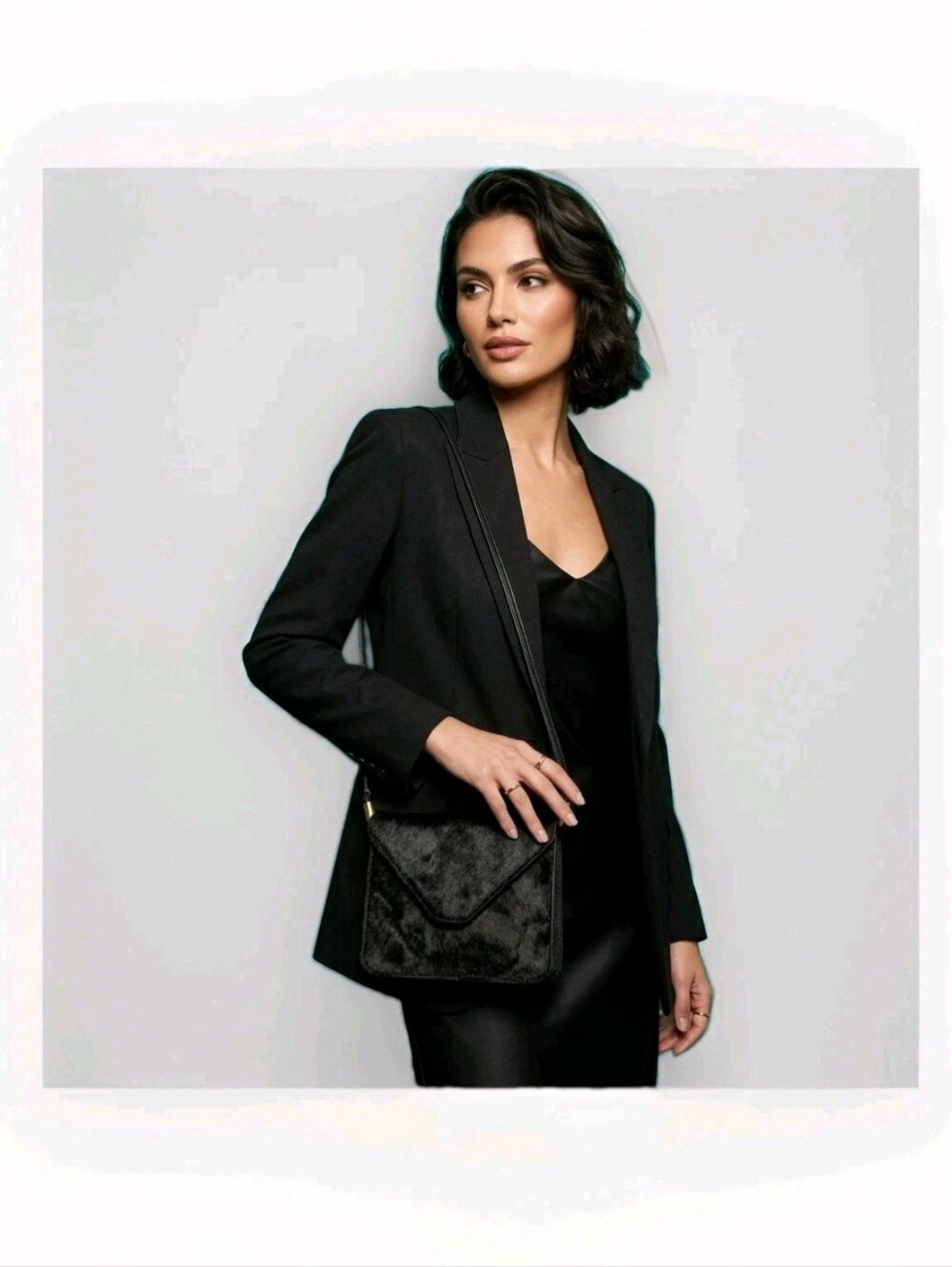 Street Level  Black Women Crossbody  70% Leather bag.